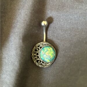 Moon Bellybutton ring